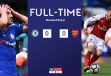 Chelsea, Arsenal Shares Point, Chelsea Making A Habit Of Seeing Red