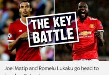 Joel Matip V Romelu Lukaku