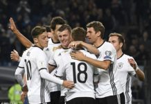 Germany, England Qualify For 2018 World Cup