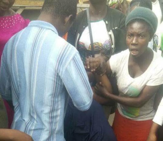 Woman “Faints” After Attacking Commissioner In Delta.