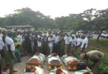 NYSC buried corps members that drowned in Taraba