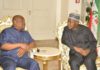 PHOTONEWS: Dogara visits Wike ahead of Tomorrow’s PDP National Convention