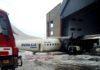 Turboprop Overland aircraft catches fire at Lagos Airport