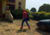 Video, Photos: Lecturer disguises as Spider-man to teach sake of ASUU strike