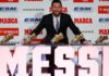 Messi wins Golden Shoe award for the Fifth time