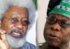 Flashback: You’re unfit to lead a mission to rescue Nigeria, Soyinka to Obasanjo