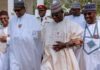 Buhari meets with 7 APC governors in Abuja