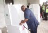 Wike votes at Unit 7, Ward 9, Obio/Akpor LGA