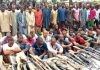 Video: 93 kidnappers arrested with several weapons