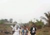 Photos: Mid Drama as bride flees wedding after discovering that groom lied to her