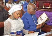 PHOTONEWS: Wike attends Funeral Mass of Late Chief Frederick Oritseweyinmi Omajolone Ogbe