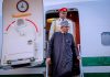 Buhari returns to Nigeria from Paris