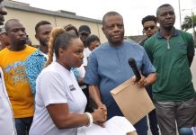 Entertainers Celebrate Governor Wike’s Re-election in a grand style