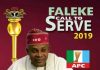 Kogi 2019: James Faleke’s Campaign posters flood APC national secretariat