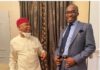 Peace and unity is valuable for Abia, says Rep. Ben Kalu spotted with Sen. T.A. Orji