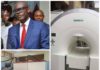 Eze Congratulates Prof. Ugboma, UPTH Management Team as 1.5 Tesla Magnetic Resonance Imaging ( MRI) machine arrives Hospital