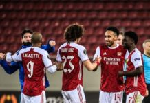 Arsenal 3 – 2 Benfica: Aubameyang delivers Arsenal