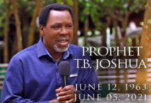 Family releases date for T.B Joshua’s burial