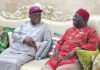 Ikpeazu Visits Dave Umahi in Abakiliki