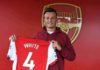 White completes £50m Arsenal switch