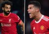 Liverpool’s Salah battles Ronaldo and Sarr for Premier League prize