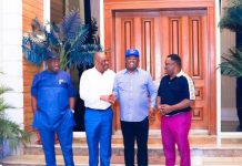 PHOTOS: Wike’s camp meets with APC Governors
