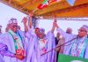 Electing Tinubu/Shettima Will Guarantee Education, Security, Economy, Buhari Says In Damaturu