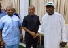 Gratitute: Enugu Governor-elect, Dr. Mbah, Deputy Governor-elect, Barr. Ossai visit Gov. Ugwuanyi