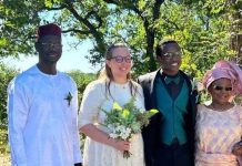 Nasarawa Governor’s son marries older American woman