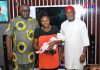 Abia Reps Member, Amobi Ogah Visits Journalist Who Welcomed First Child 11 Years After Marriage (Photos)