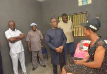 Photos: Abia Gov’t Visit Victims of the Accident that happened in Waterside, Ogborhill Aba