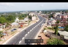 Photos of the 6 Lane Ossah road in Umuahia Commissioned by Governor Alex Otti