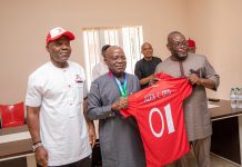 Governor Otti Appreciates Management,Players of Abia Warriors FC, Assures them of Government continued Support for Greater Accomplishments