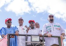 Governor Otti Storms Edo State, Drums Support For LP Guber Candidate Akpata