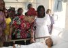 Mrs. Otti Visits Mrs. Lawrence, Whose Husband Physically abused and Attempted to Pluck Out Her Eyes, at Federal Medical Center Umuahia.