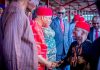 Governor Otti Felicitates With Senator Theodore Orji @ 75