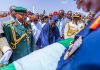 President Tinubu Receives Remains Of Former President Buhari In Katsina Ahead Of Final Rites In Daura