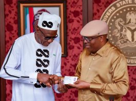 Rivers APC Chairman Tony Okocha registers Governor Fubara as party member