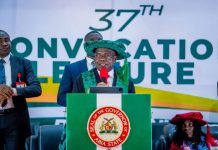 Governor Otti Calls For Collective Commitment For Nigeria’s Development, delivers FUTO 37th Convocation Lecture